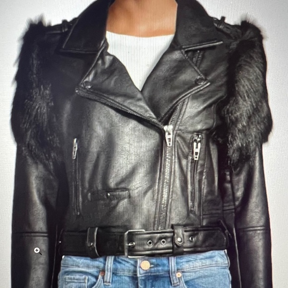 Black Leather Jacket - Picture 1 of 3